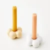 Sale Petal Ceramic Taper Candle Holder White Candle Holders