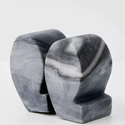 New Quote Marble Bookends Grey Decorative Objects & Trays