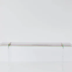 Outlet Rainbow Acrylic Side Bench Seat Furniture