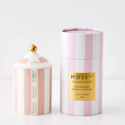 New Raspberry, Honey & Musk Limited Edition Soy Candle Candles
