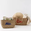 Discount Riviera Rattan Basket Shopper Set Decorative Objects & Trays