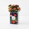 Clearance Secret Garden Ceramic Book Vase Navy Vases