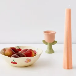 Sale Soy Taper Candle Peach Candles