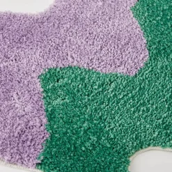 Sale Squiggle Floor Runner Lavender/Green Rugs & Mats