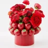 Outlet Strawberry Bouquet Ceramic Vase Vases