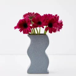 Sale Sway Ceramic Vase Blue Vases