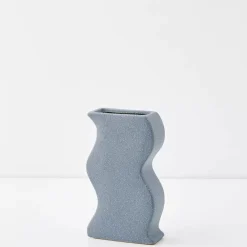 Sale Sway Ceramic Vase Blue Vases
