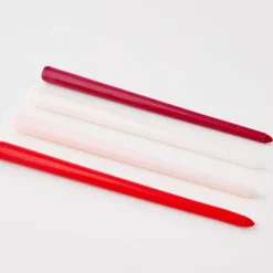 Clearance Taper Candle Assorted 4 Pack Rose Candles