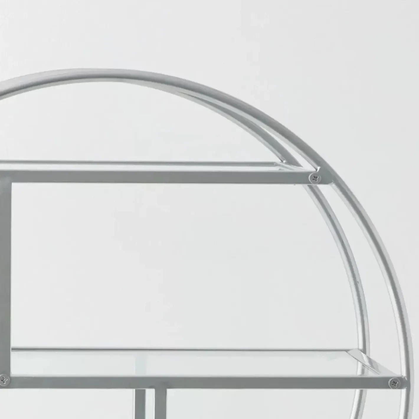 Vintage Style Bar Cart Silver Bar Tools & Accessories