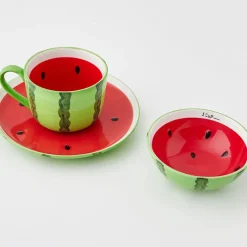 Discount Watermelon Ceramic Bowl Red Tableware