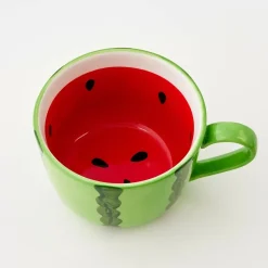 Hot Watermelon Ceramic Mug Red Mugs & Teacups