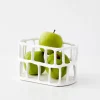Sale Weave Resin Fruit Bowl White Kitchen Accessories
