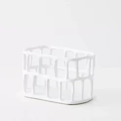 Sale Weave Resin Fruit Bowl White Kitchen Accessories