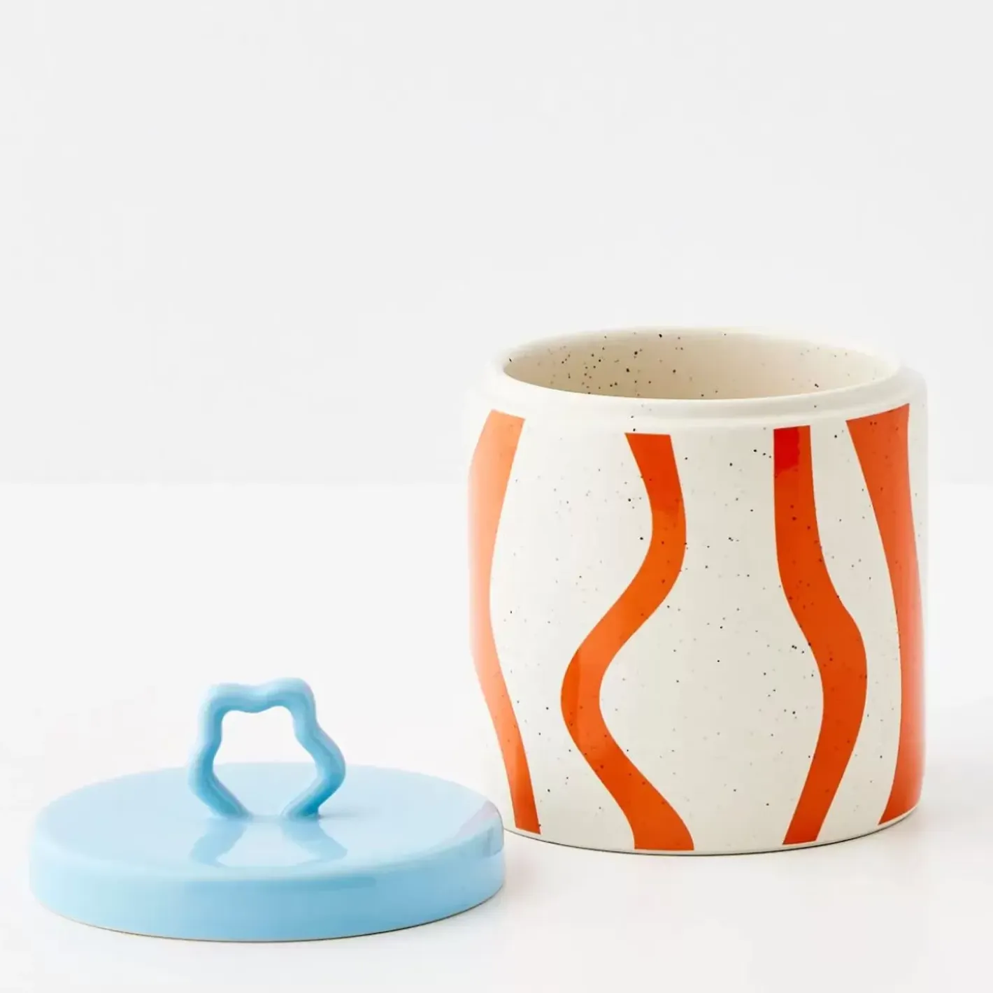 Hot Whorl Kitchen Ceramic Canister Medium Kitchen Accessories